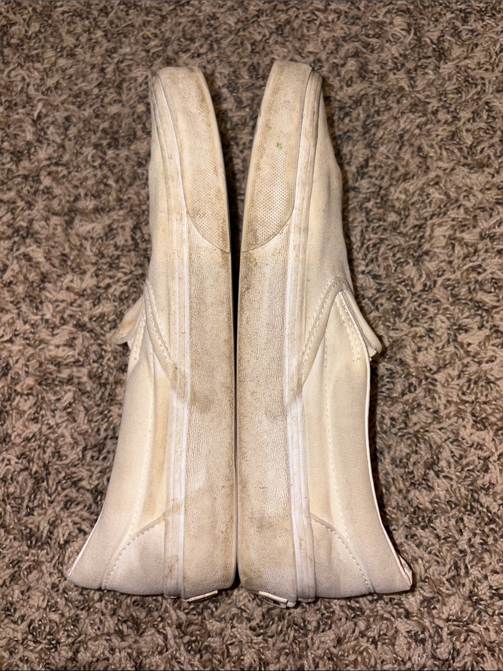 Vans Slip-On Canvas Sneakers in White - Picture 5 of 6